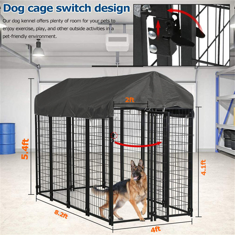 BingoPaw Outdoor Covered Dog Pen & Reviews Wayfair